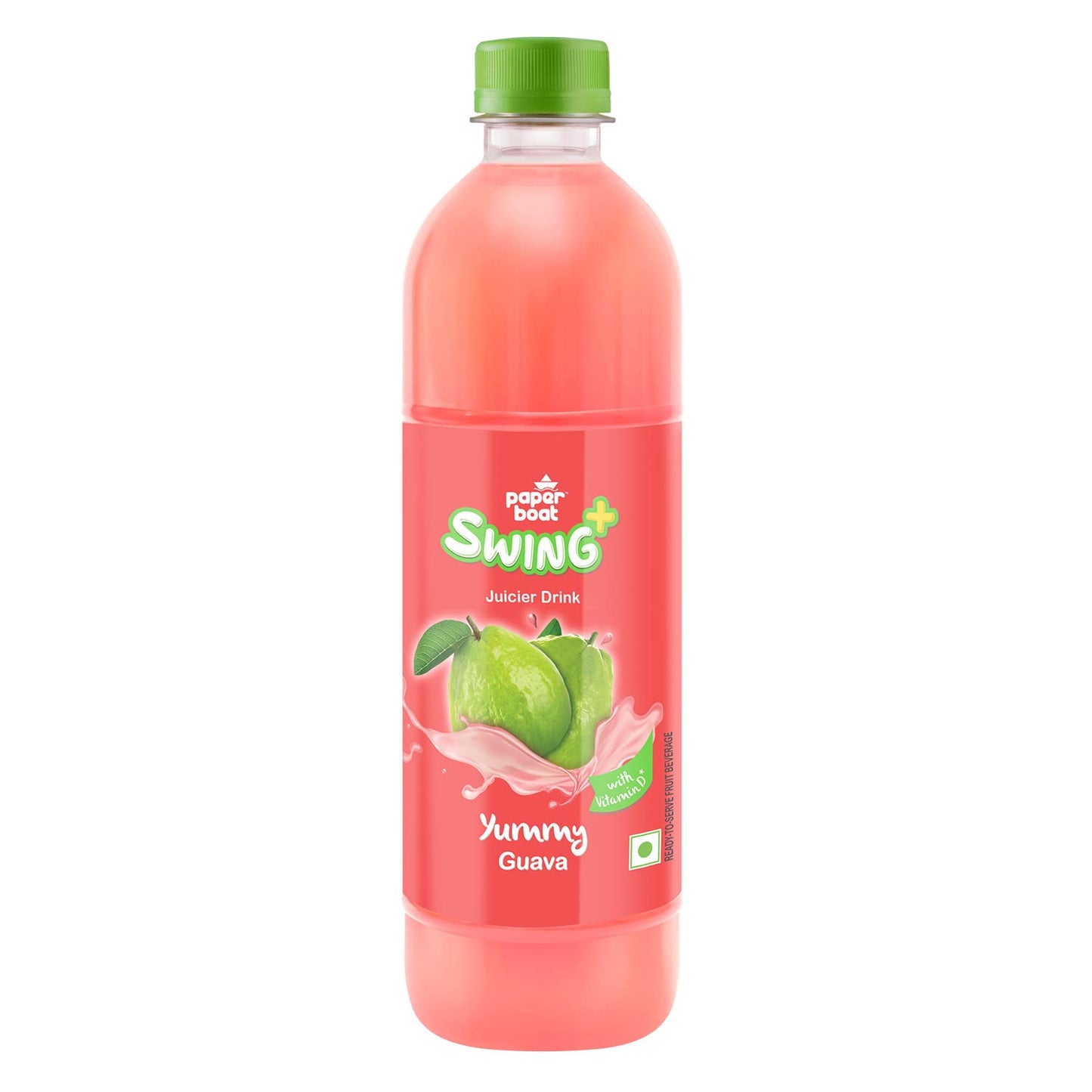 Paper Boat Swing Yummy Guava Juice, Enriched with Vitamin D, No Gmos, 600 ml
