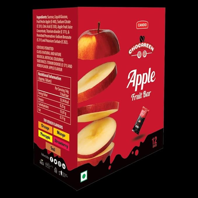 CHOCAREEN Apple Fruit Bar | Delicious Apple Treat