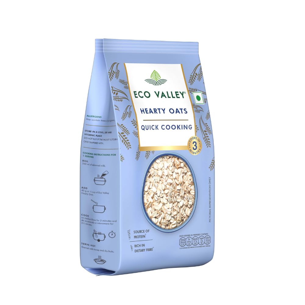 ECO VALLEY HEARTY OATS 400G