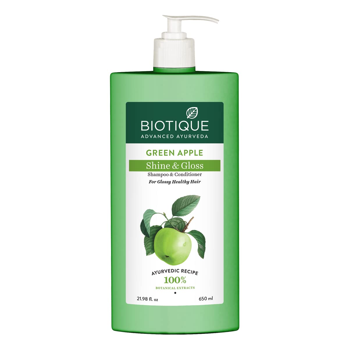 BIO. GREEN APPLE SHINE & GLOSS SHAMPO 125g