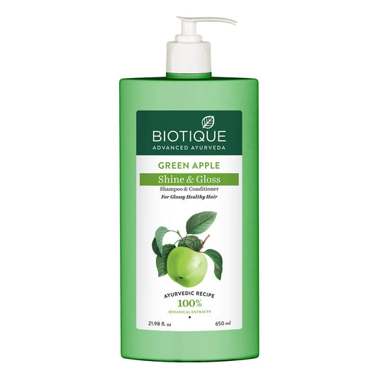 BIO. GREEN APPLE SHINE & GLOSS SHAMPO 125g