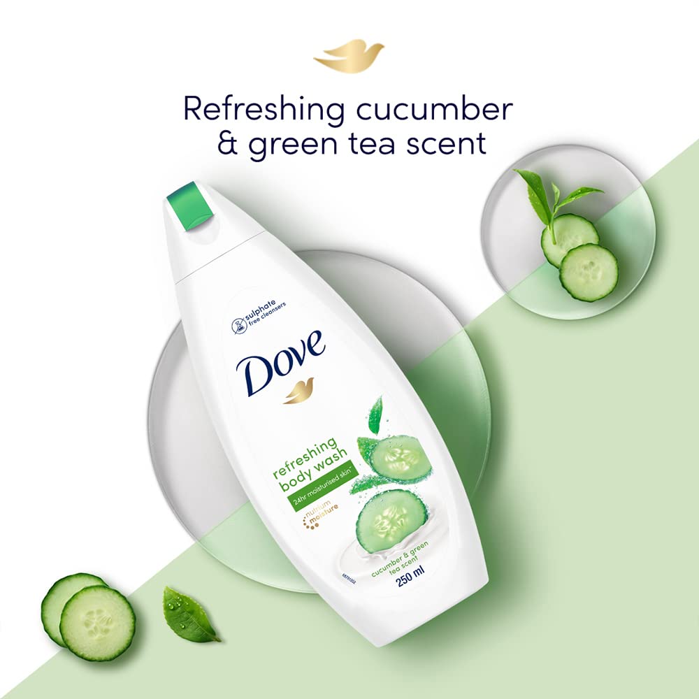DOVE REFRSHING BODY WASH 250ML