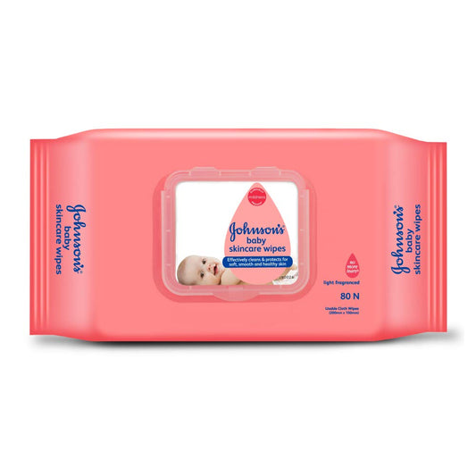 Johnson's Baby Wipes (80 wet wipes)