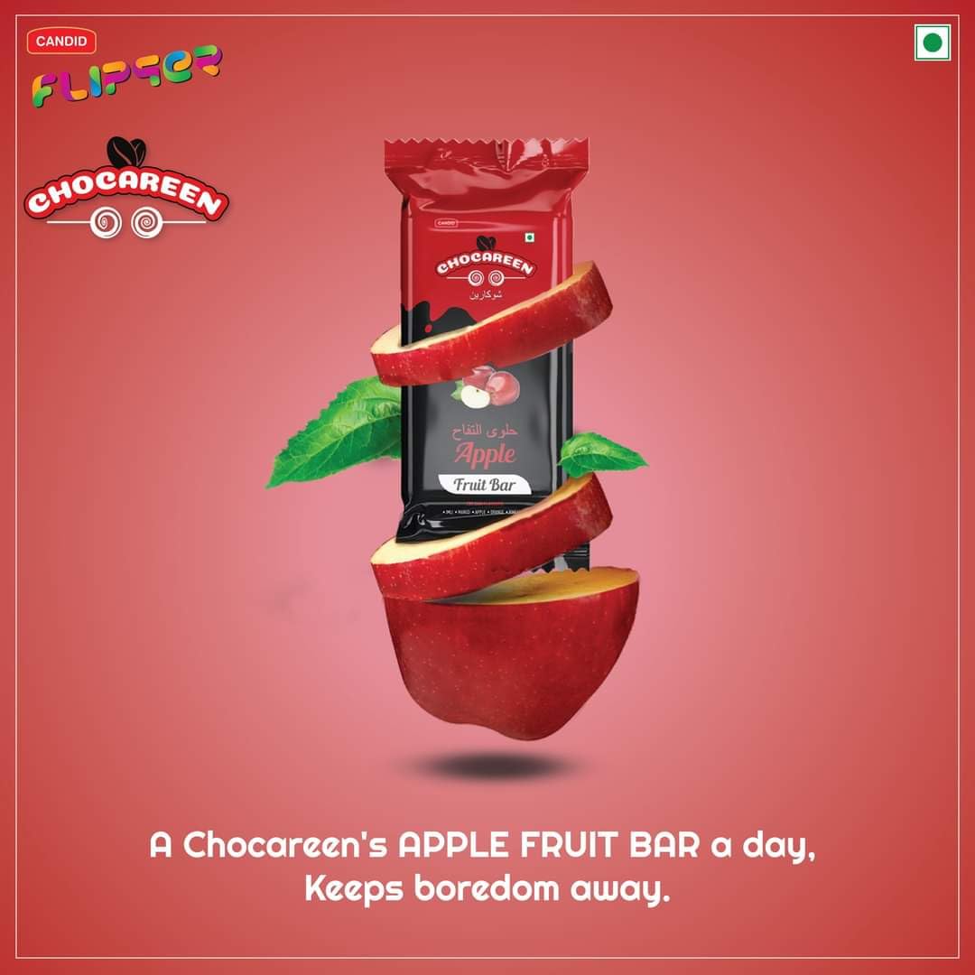 CHOCAREEN Apple Fruit Bar | Delicious Apple Treat