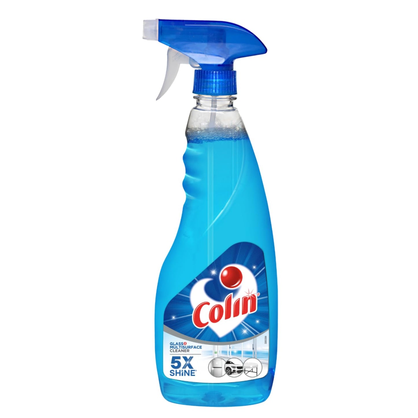 Colin 500 ml, Glass and Surface Cleaner Liquid Spray |India's #1 Glass Cleaner | Glass Cleaner for Car, Kitchen and Home Surfaces | Multi Surface Cleaner