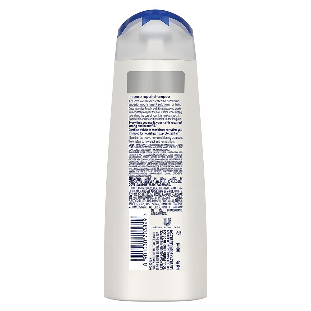 Dove INT.R.sham 180ml plus con 75ml