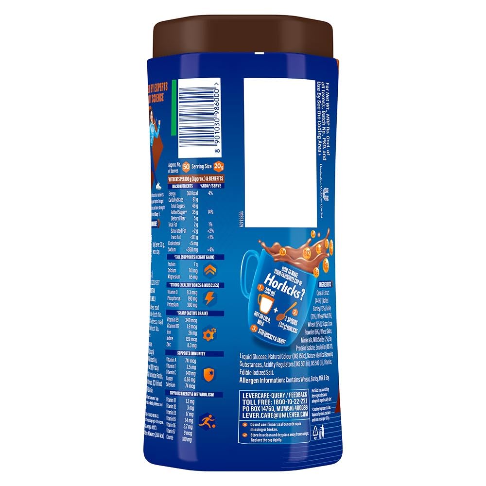 Horlicks Chocolate Nutrition Drink || Jar 1 kg