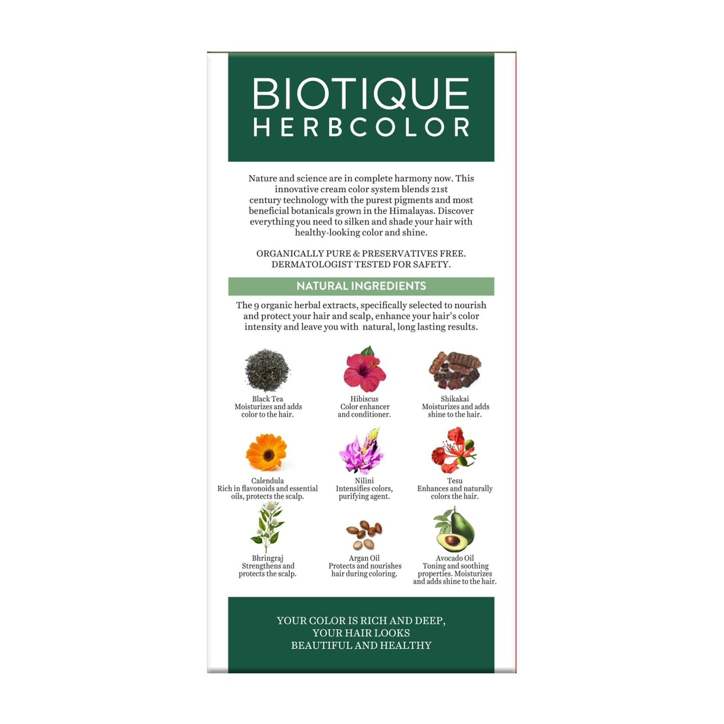 BIO. HERBCOLOR 3N DARKEST BROWN