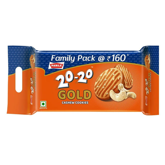 Parle 20-20 Gold Cashew Cookies RS.10