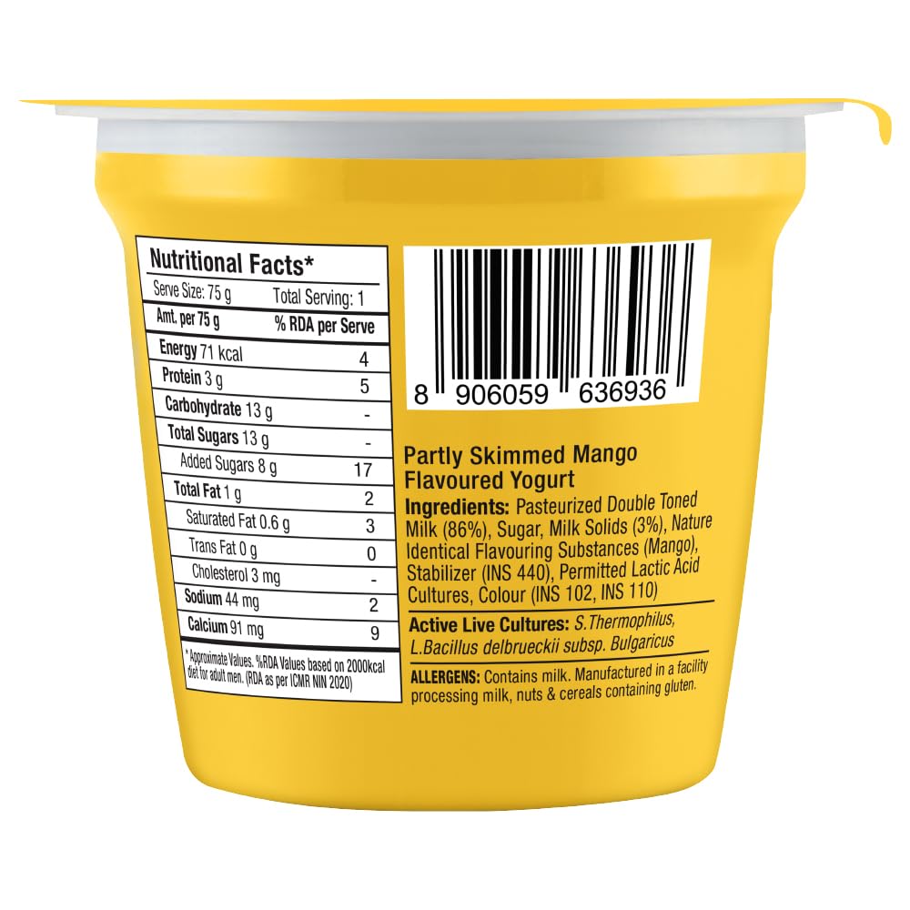 EPIGAMIA EVERYDAY YOGURT MANGO 75G