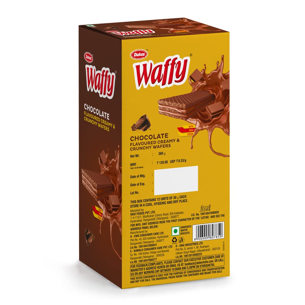 DUKES WAFFY CHOCOLATE 30 G