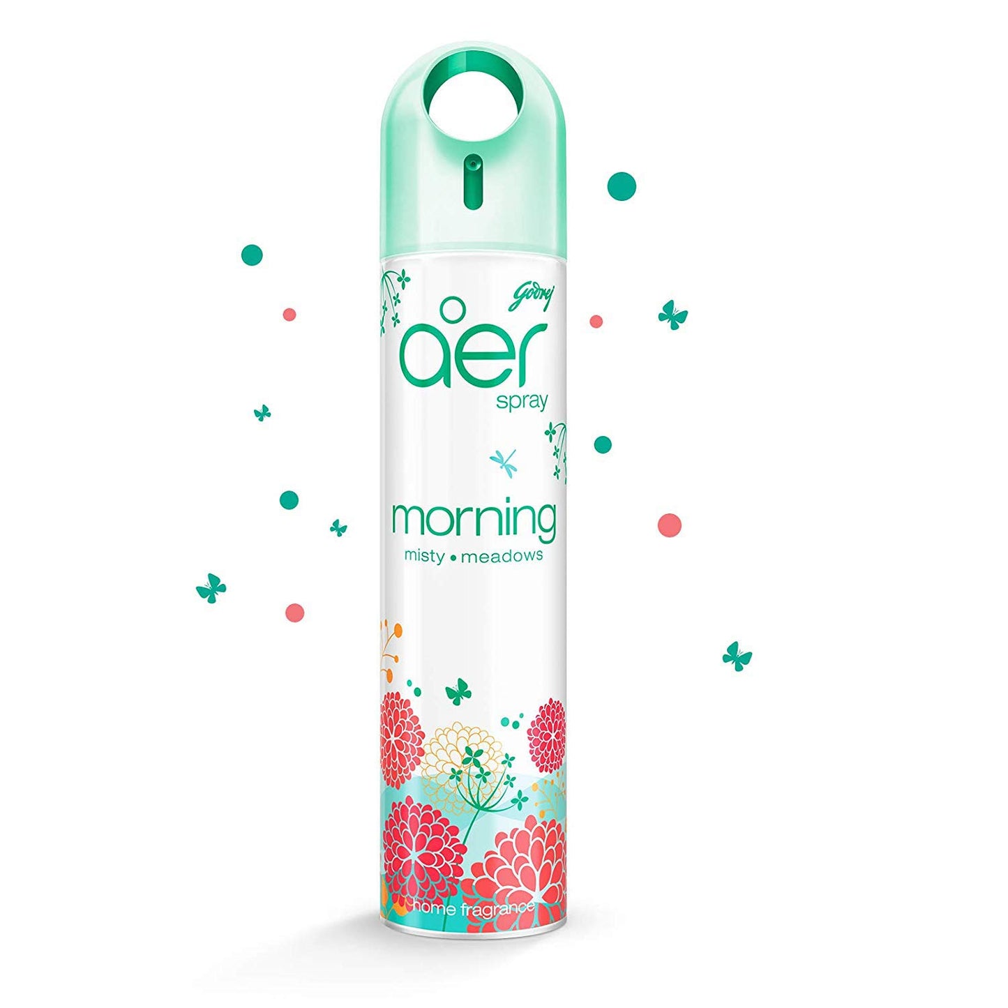 Godrej aer spray, Air Freshener for Home & Office - Morning Misty Meadows | Long-Lasting Fragrance