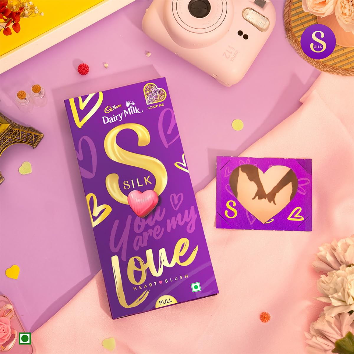 DAIRY MILK SILK HEART BLUSH250G