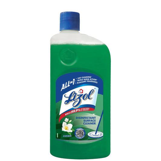 Lizol Disinfectant Surface & Floor Cleaner Liquid, Jasmine - 500 ml