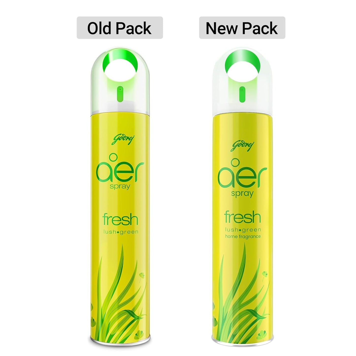 Godrej aer Spray | Room Freshener for Home & Office - Fresh Lush Green (220 ml) | Long-Lasting Fragrance