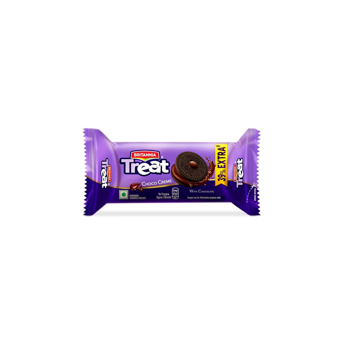 BRITANNIA TREAT CHOCO 43+17G