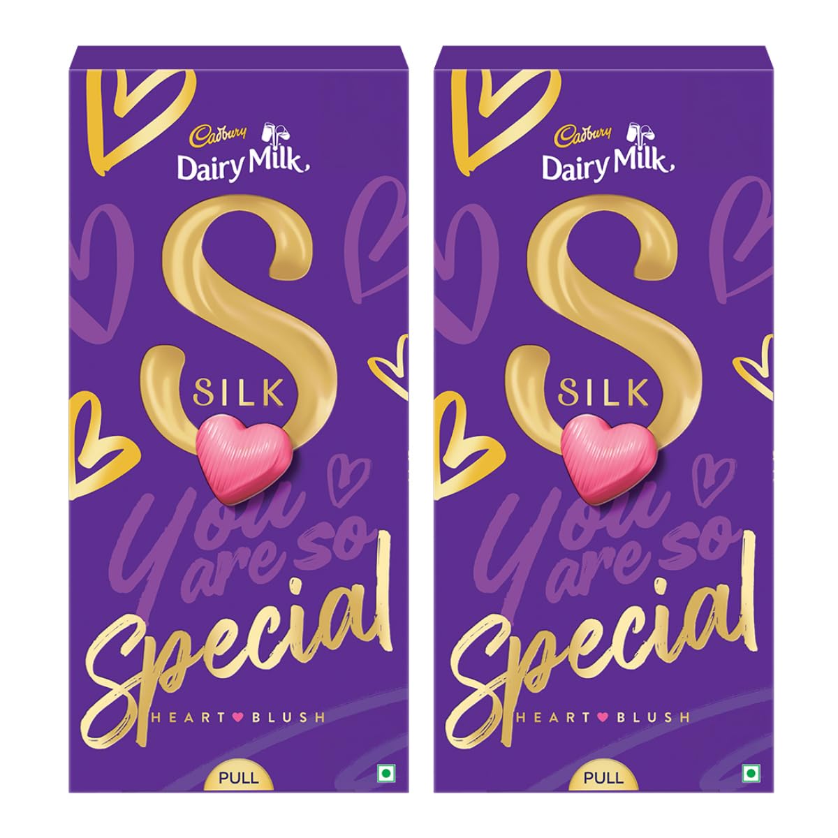 DAIRY MILK SILK HEART BLUSH250G