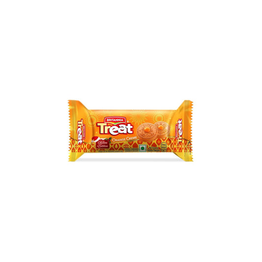 Britannia Treat Orange Creme Sandwich Biscuits 51g