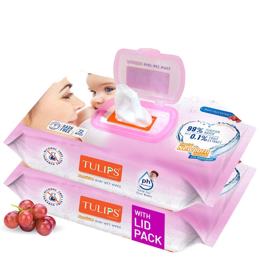 TU baby wet wipes lLID 72n