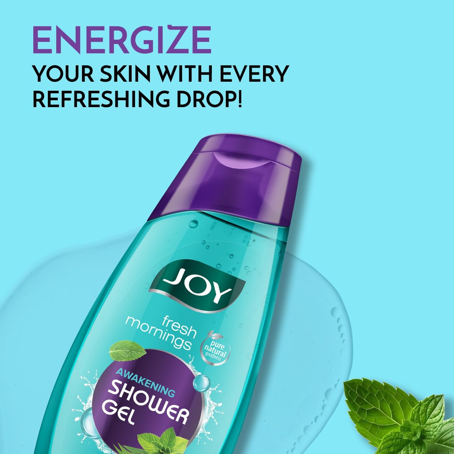 Joy Mint & Eucalyptus Shower Gel Body Wash (250 ml)