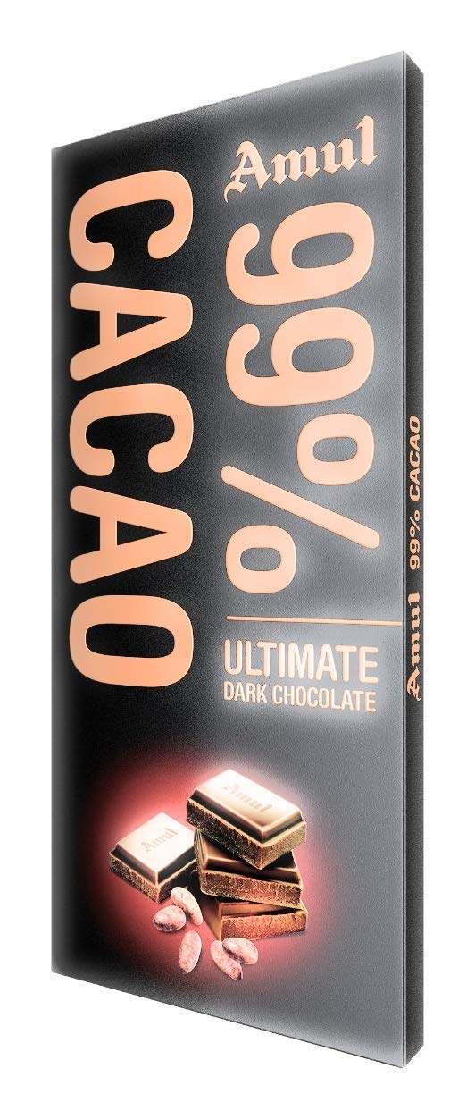 AMUL CACAO DARK CHOCOLATE 125G