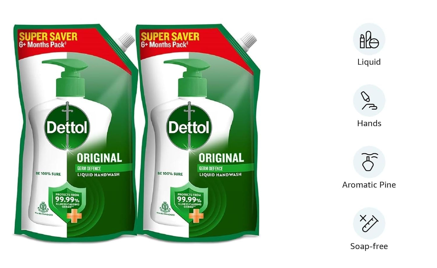 DETTOL Liquid HW 2+1