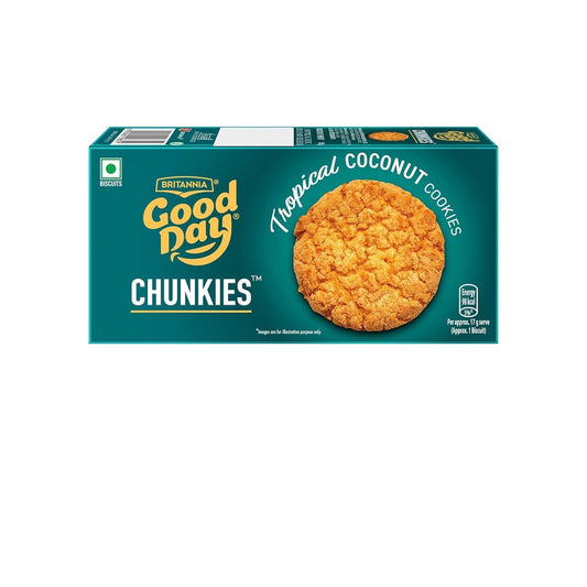 Britannia Good Day Chunkies Tropical Coconut Cookies, 100 g