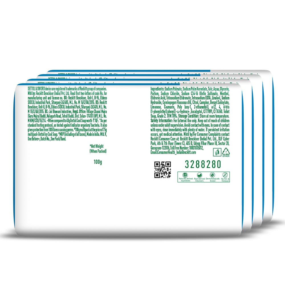 DETTOL ICY COOL 100 G *5