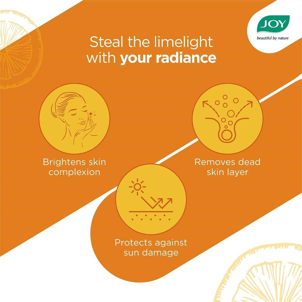 Joy Vitamin C Brightening Face Wash For Bright and Glowing Skin 100ml