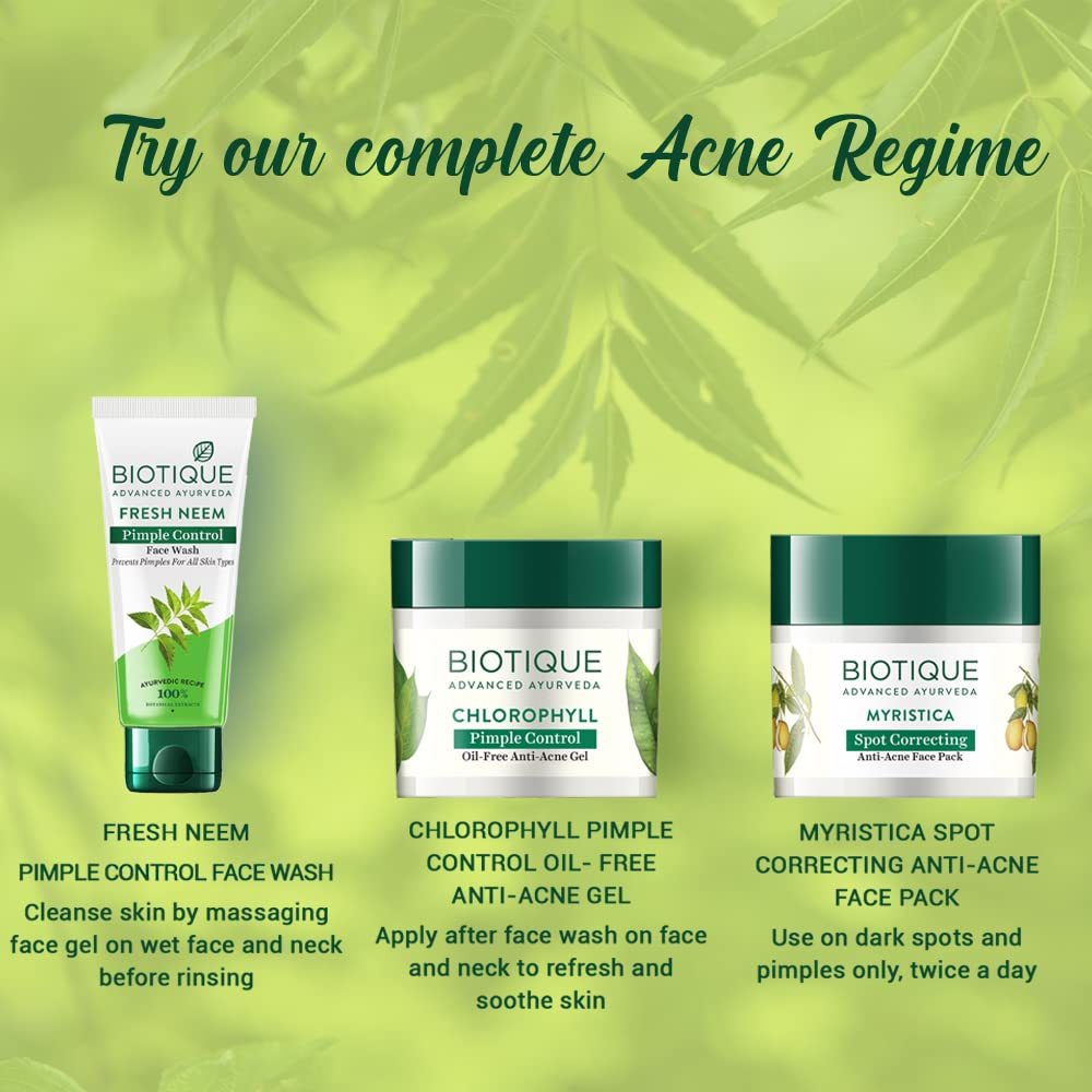 BIOTIQUE FRESH NEEM PIMPLE CO