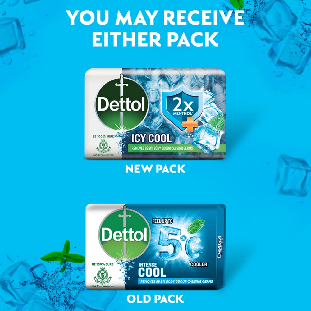 DETTOLE ICY COOL SOAP 375G