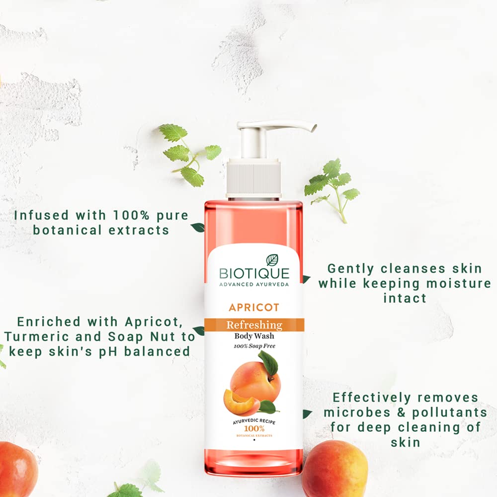 BIOTIQUE APRICOT REFRESHING BODY WASH