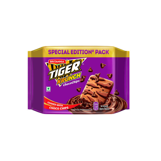 Britannia Tiger Krunch Choco Chips Biscuits 63 g
