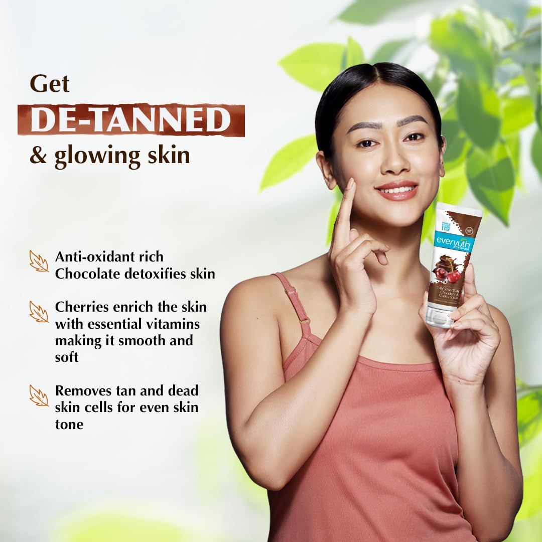 EVERUTH NATURAL TAN REMOVEL CHO & CHERRY SCRUB