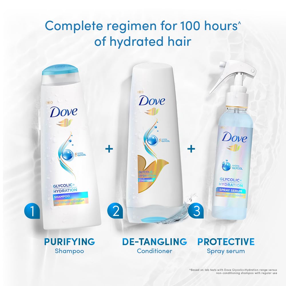 DOVE GLYCOLIC+ HYDRATION SHAMPO 180ML