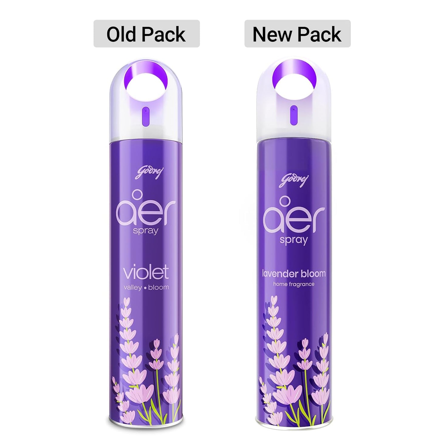 Godrej aer spray, Air Freshener for Home & Office - Violet Valley Bloom | Long-Lasting Fragrance