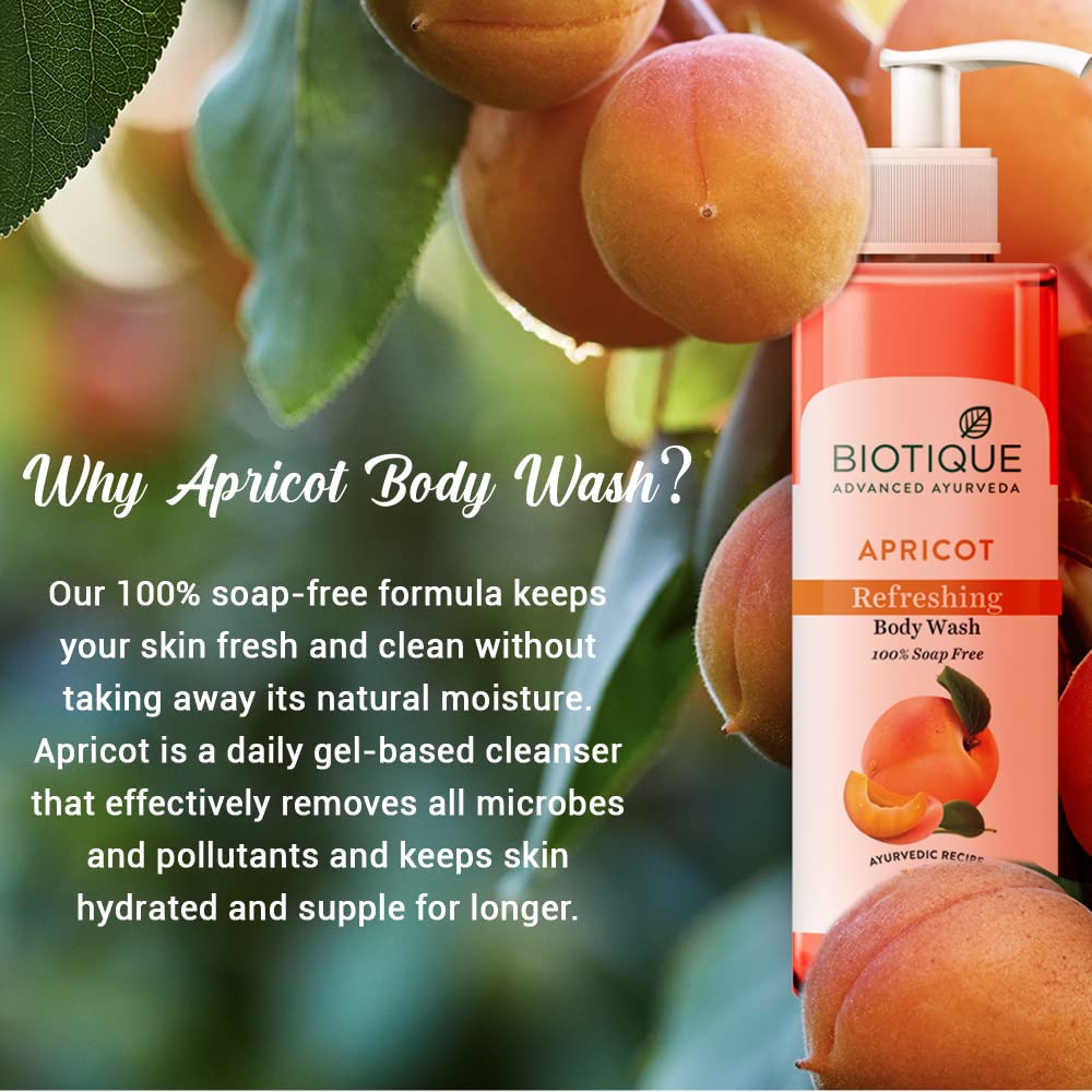 BIOTIQUE APRICOT REFRESHING BODY WASH