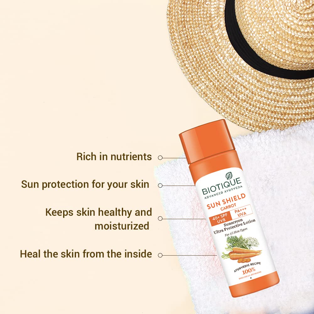 BIO. SUNSCREAM CARROT 40+SPF