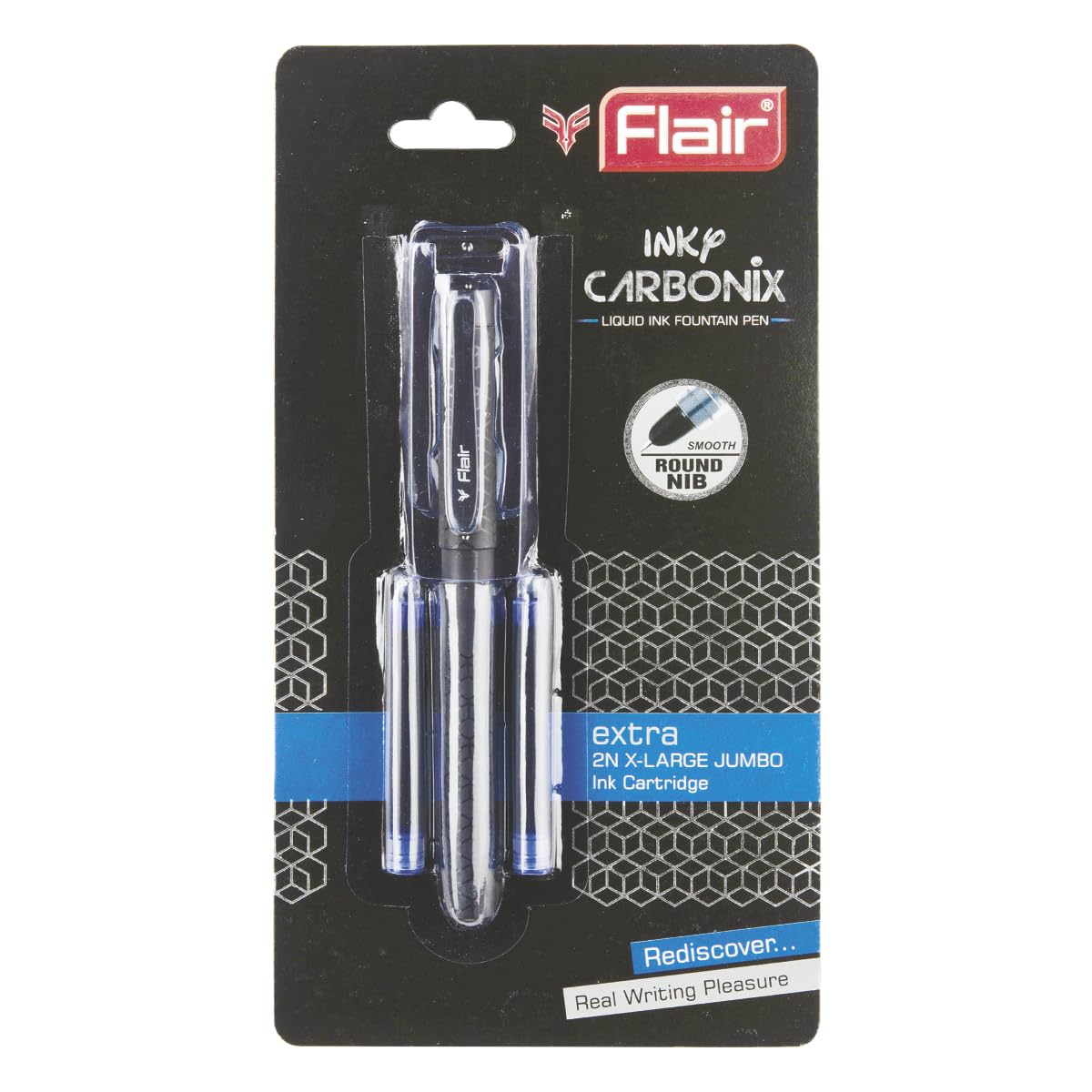 FLAIR INKY CARBONIX(ROUND NIB) PEN