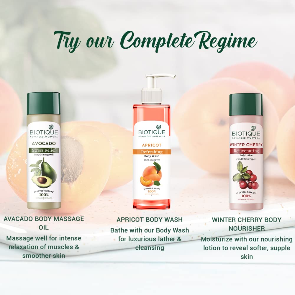 BIOTIQUE APRICOT REFRESHING BODY WASH