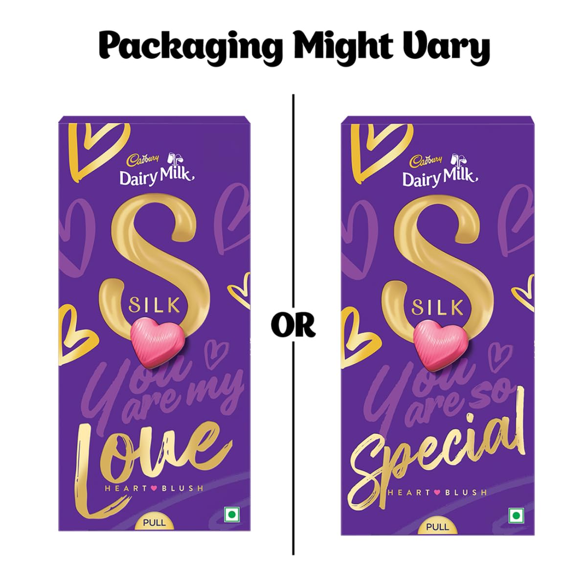 DAIRY MILK SILK HEART BLUSH250G