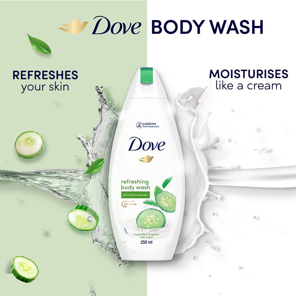 DOVE REFRSHING BODY WASH 250ML