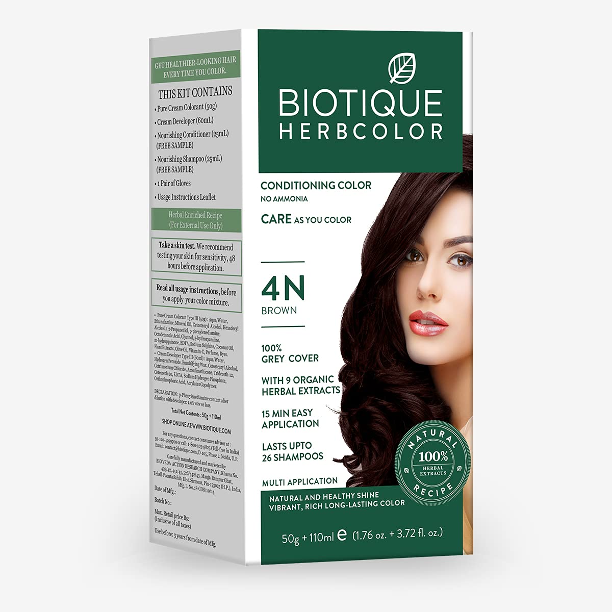 BIO. HERBCOLOR 4N BROWN