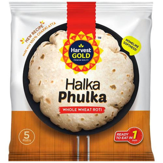 Harvest Gold Halka Phulka Whole Wheat Roti, 150g