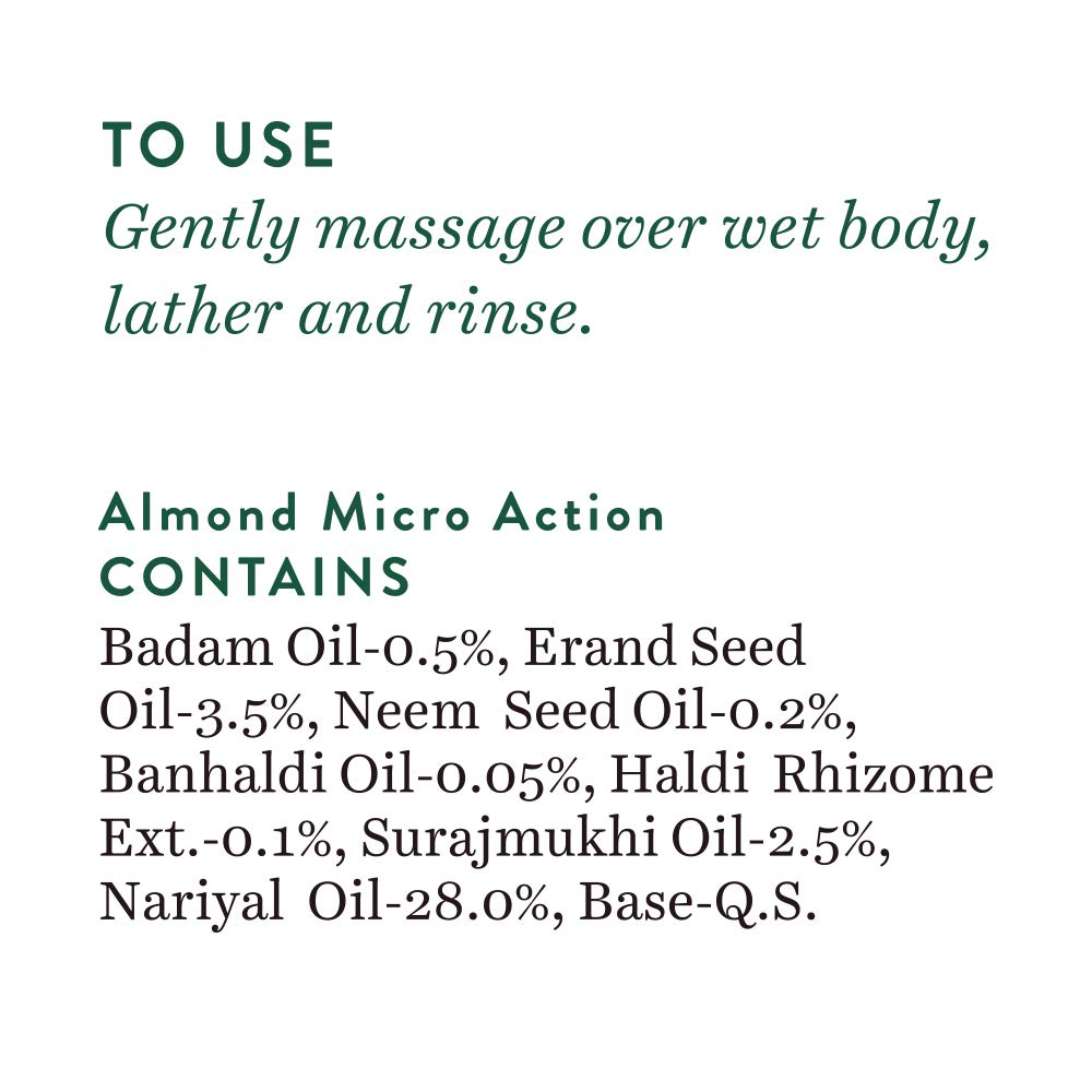 BIO ALMOND OIL BODY WASH 200ML