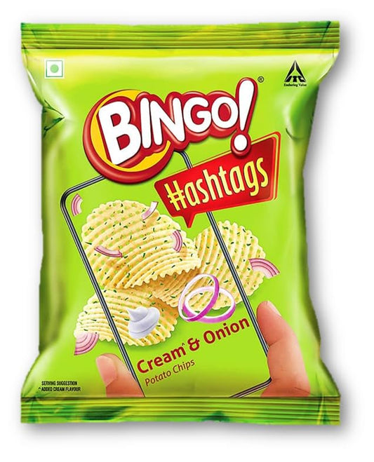 Bingo cream &onion chips 22.5g