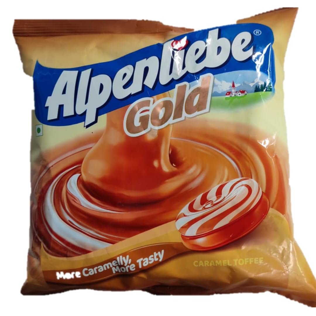 Alpenliebe Gold, Caramel Candy Pouch, 324g