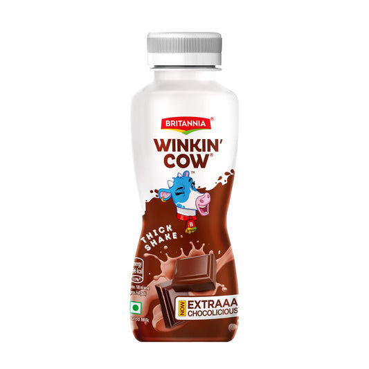 Britannia Winkin Cow Chocolate Thick Shake 180 ml (Bottle)