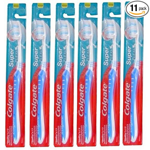 Colgate Super Flexi Toothbrush (Soft) - Pack of 11+2 Free