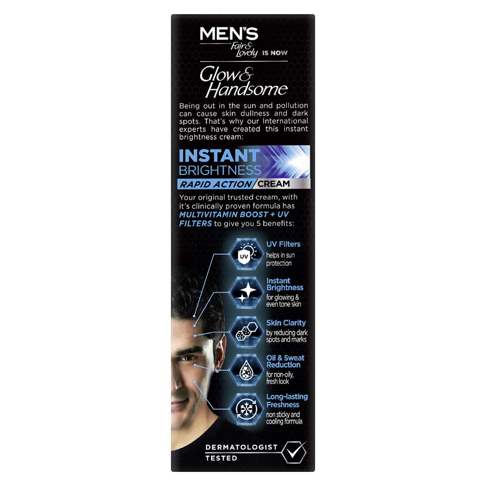 air & Lovely Glow & Handsome Instant Brightness Cream - 50 Grams Cream